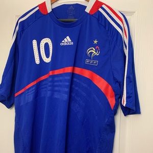 France Zinedine Zidane jersey
